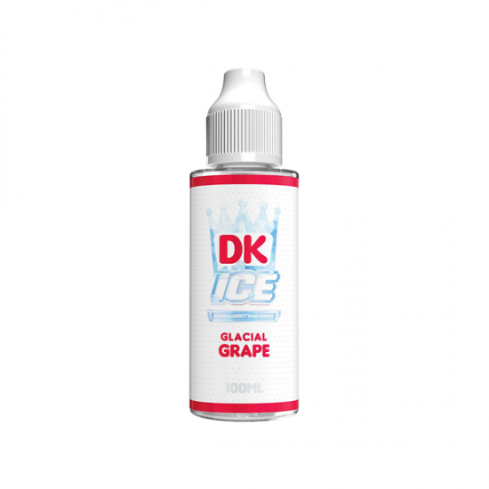 DK Ice 100ml Shortfill 0mg (70VG/30PG) - Flavour: Glacial Grape