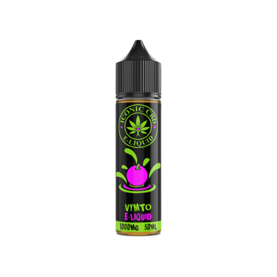 Iconic CBD 1000mg CBD E-liquid 50ml (50VG/50PG) - Flavour: Vymto