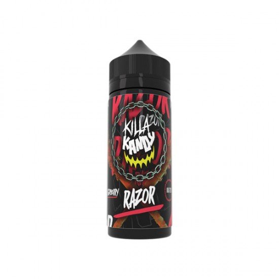 Killa Kandy 100ml Shortfill 0mg (80VG/20PG) - Flavour: Razor