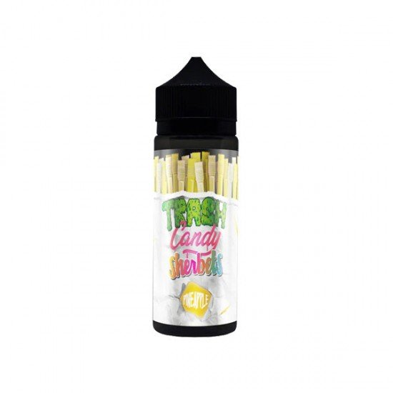 Trash Candy 100ml Shortfill 0mg (80VG/20PG) - Flavour: Pineapple Sherbet