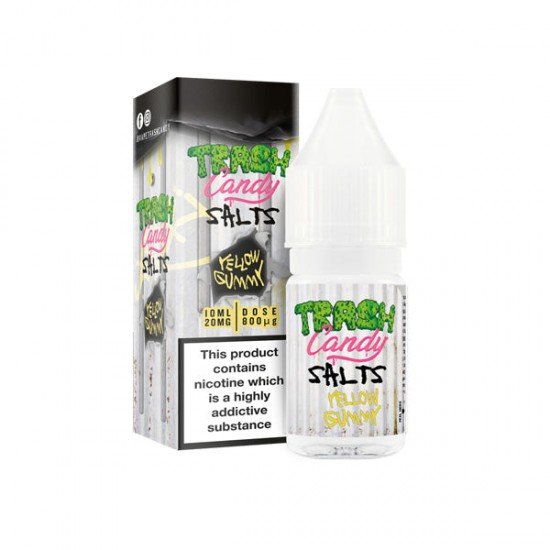 20mg Trash Candy Salts 10ml Nic Salts (50VG/50PG) - Flavour: Yellow Gummy