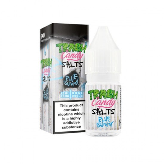 20mg Trash Candy Salts 10ml Nic Salts (50VG/50PG) - Flavour: Blue Gummy