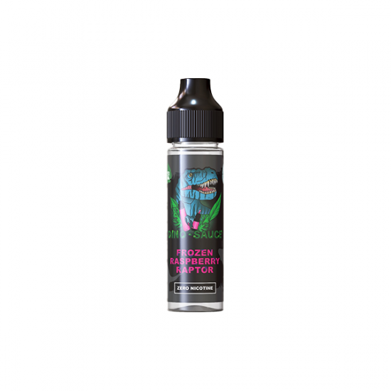 0mg Dino Sauce Shortfill 50ml (80VG/20PG) - Flavour: Frozen Raspberry Raptor