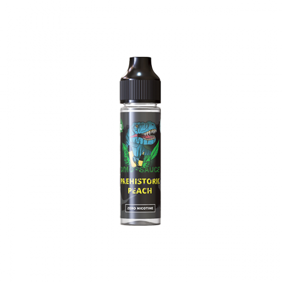 0mg Dino Sauce Shortfill 50ml (80VG/20PG) - Flavour: Prehistoric Peach