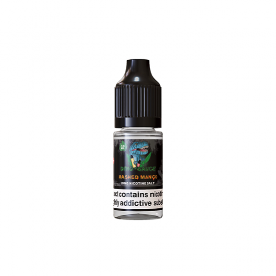 10mg Dino Sauce Nic Salts 10ml (50VG/50PG) - Flavour: Mashed Mango