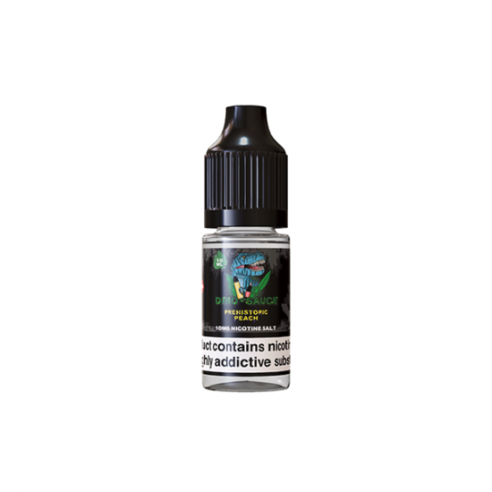 10mg Dino Sauce Nic Salts 10ml (50VG/50PG) - Flavour: Prehistoric Peach