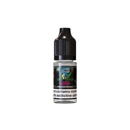 10mg Dino Sauce Nic Salts 10ml (50VG/50PG) - Flavour: Frozen Raspberry Raptor