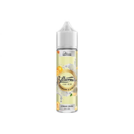 Billionaire Juice Platinum Edition 50ml Shortfill 0mg (70VG/30PG) - Flavour: Citrine Crush