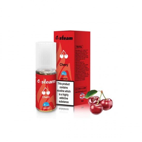 A-Steam Fruit Flavours 3MG 10ML (50VG/50PG) - Flavour: Cherry