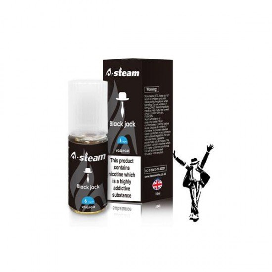 A-Steam Fruit Flavours 6MG 10ML (50VG/50PG) - Flavour: Black Jack