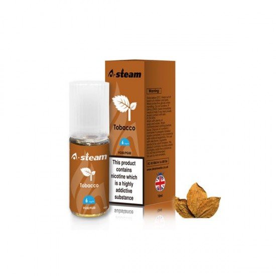 A-Steam Fruit Flavours 6MG 10ML (50VG/50PG) - Flavour: Tobacco