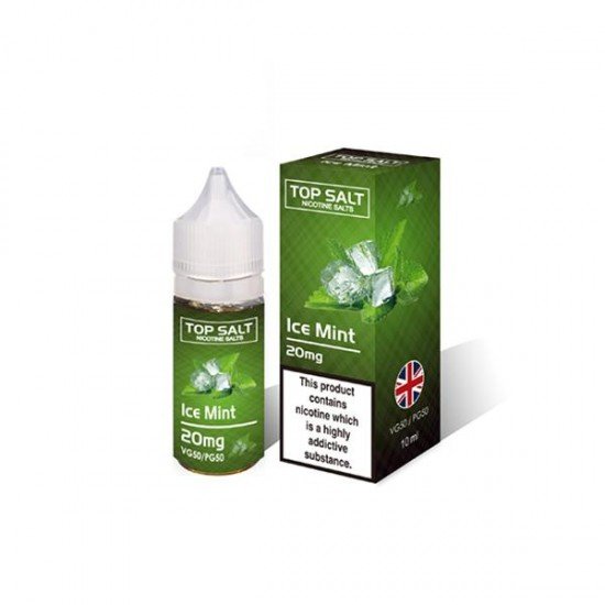 10mg Top Salt Fruit Flavour Nic Salts by A-Steam 10ml (50VG/50PG) - Flavour: Ice Mint