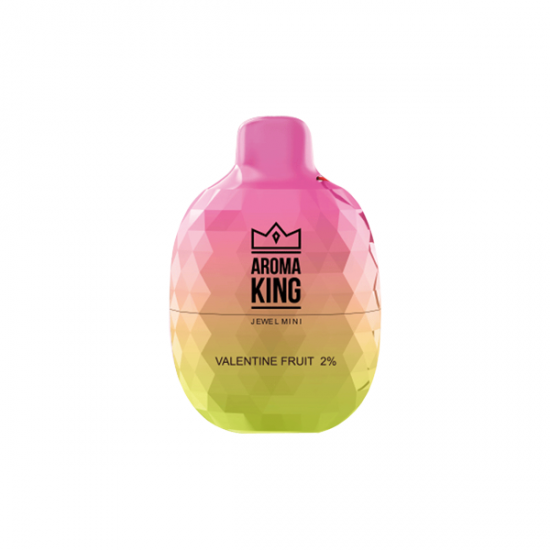 20mg Aroma King Jewel Mini Disposable Vape Device 600 Puffs - Flavour: Valentine Fruit