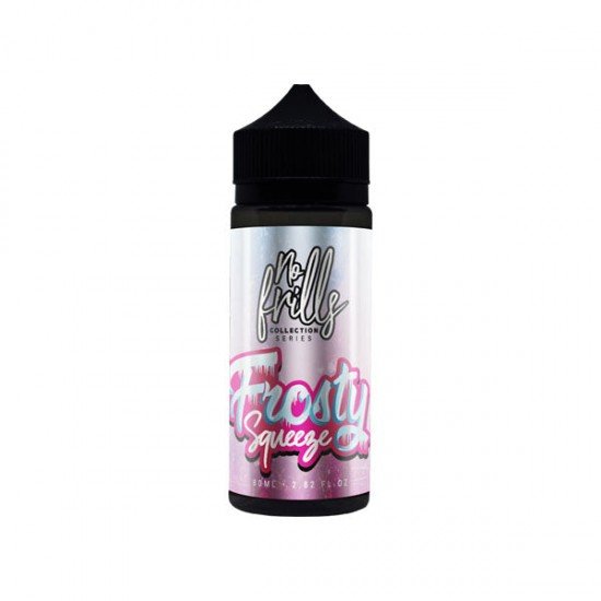 No Frills Collection Frosty Squeeze 80ml Shortfill 0mg (80VG/20PG) - Flavour: Raspberry