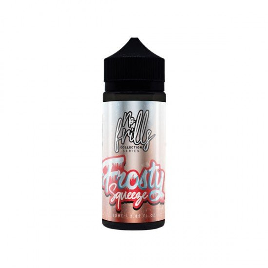 No Frills Collection Frosty Squeeze 80ml Shortfill 0mg (80VG/20PG) - Flavour: Apple Raspberry