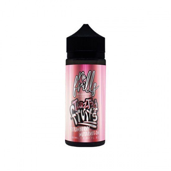 No Frills Collection Twizted Fruits 80ml Shortfill 0mg (80VG/20PG) - Flavour: Strawberry Watermelon