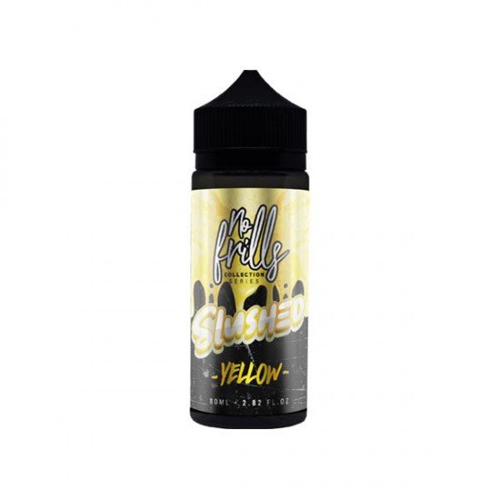 No Frills Collection Slushed 80ml Shortfill 0mg (80VG/20PG) - Flavour: Yellow