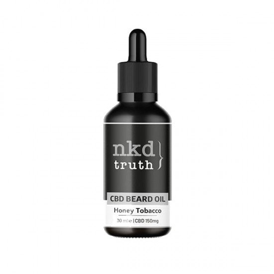 NKD 150mg CBD Infused Speciality Beard Oils 30ml - Flavour: Honey Tobacco Leaf