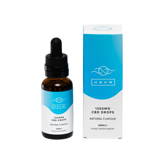 HBHM 1200mg CBD MCT Oil - 30ml - Flavour: Natural