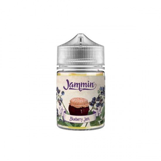 Jammin 0mg 50ml Shortfill E-Liquid (70VG/30PG) - Flavour: Blueberry Jam