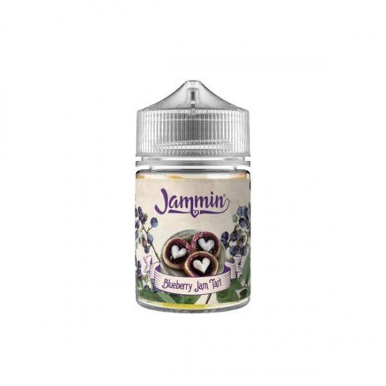 Jammin 0mg 50ml Shortfill E-Liquid (70VG/30PG) - Flavour: Blueberry Jam Tart