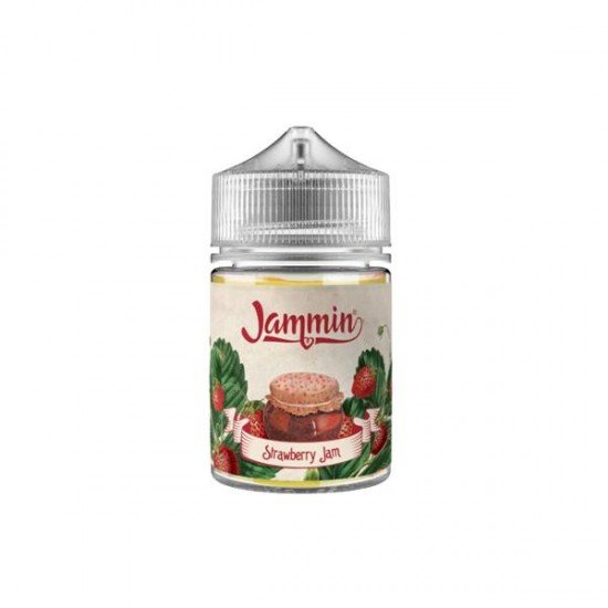 Jammin 0mg 50ml Shortfill E-Liquid (70VG/30PG) - Flavour: Strawberry Jam