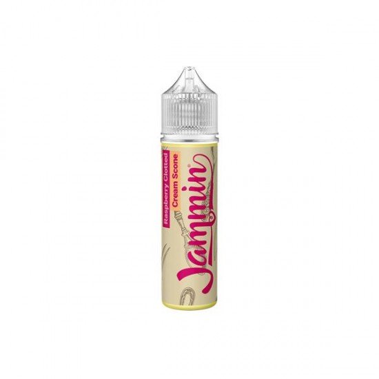 Jammin 0mg 50ml Shortfill E-Liquid (70VG/30PG) - Flavour: Raspberry Jam Clotted Cream Scone