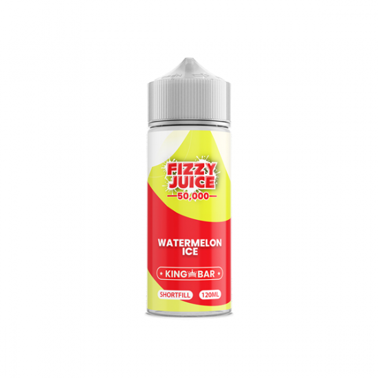 Fizzy Juice King Bar 100ml Shortfill 0mg (70VG/30PG) - Flavour: Watermelon Ice