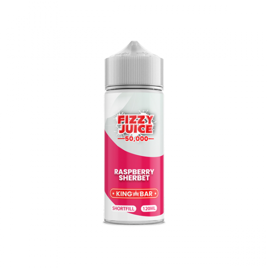 Fizzy Juice King Bar 100ml Shortfill 0mg (70VG/30PG) - Flavour: Raspberry Sherbet