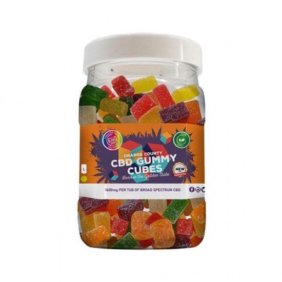 Orange County CBD 3200mg Gummies - Large Pack - Variety: Gummy Cubes