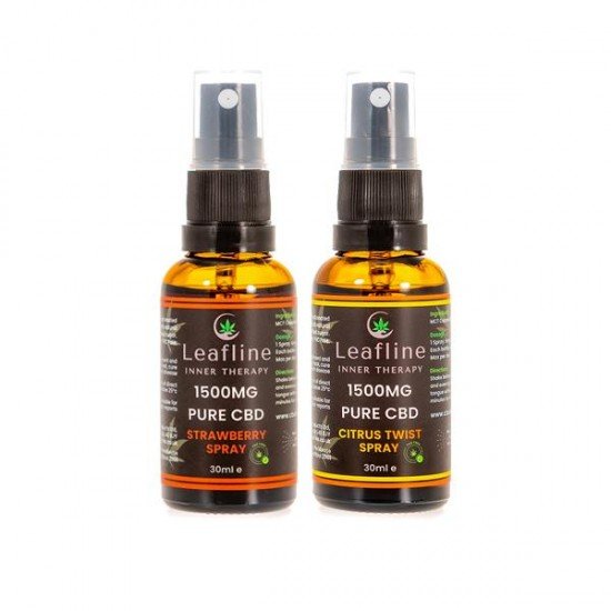 CBD Leafline 1500mg CBD MCT Oil Spray - 30ml - Flavour: Citrus Twist