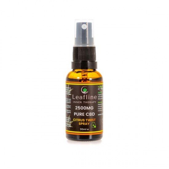 CBD Leafline 2500mg CBD MCT Oil Spray - 30ml - Flavour: Citrus Twist