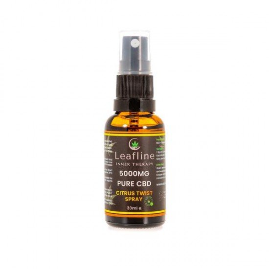 CBD Leafline 5000mg CBD MCT Oil Spray - 30ml - Flavour: Citrus Twist