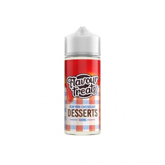 Flavour Treats Desserts by Ohm Boy 100ml Shortfill 0mg (70VG/30PG) - Flavour: New York Cheesecake