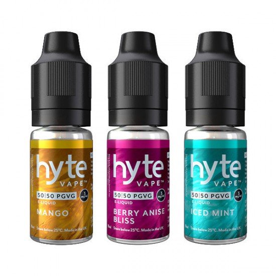 Hyte Vape 3mg 10ml E-liquid (50VG/50PG) - Flavour: Mango