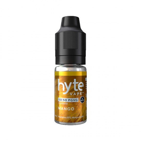 Hyte Vape 6mg 10ml E-liquid (50VG/50PG) - Flavour: Mango