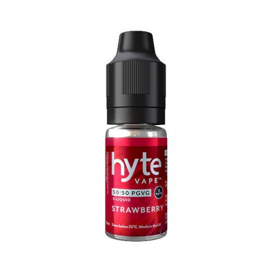 Hyte Vape 6mg 10ml E-liquid (50VG/50PG) - Flavour: Strawberry