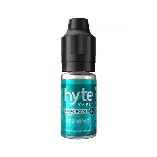 Hyte Vape 6mg 10ml E-liquid (50VG/50PG) - Flavour: Iced Mint