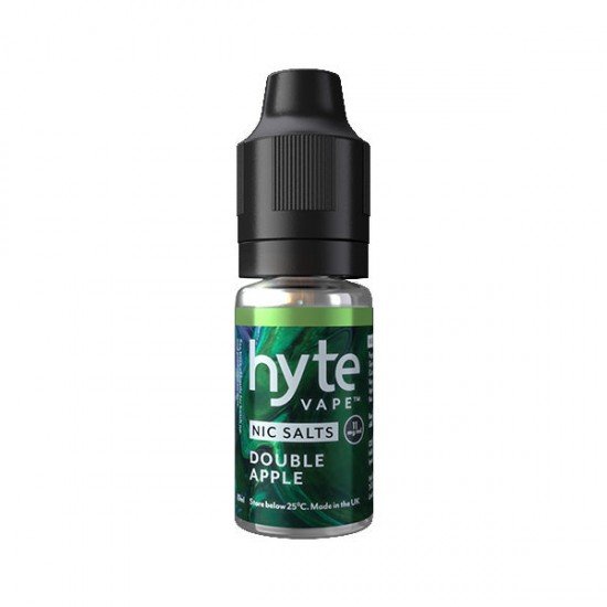 11mg Hyte Vape 10ml Nic Salts (50VG/50PG) - Flavour: Double Apple