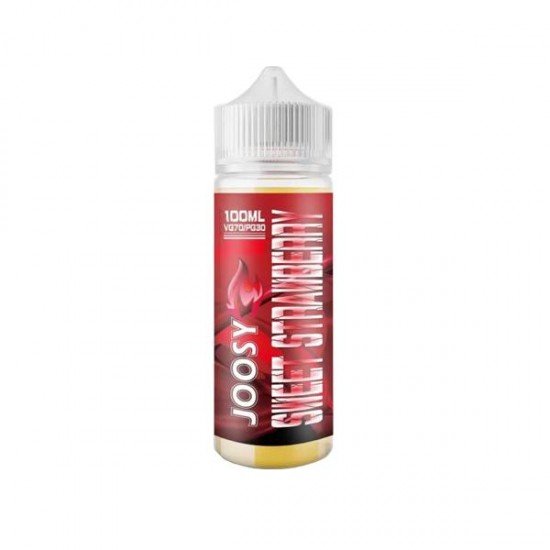 Joosy 100ml Shortfill 0mg (70VG/30PG) - Flavour: Sweet Strawberry