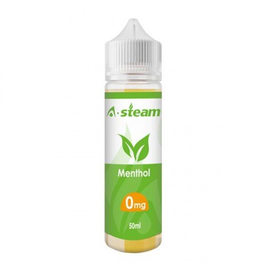 A-Steam 50ml Shortfill 0mg (50VG/50PG) - Flavour: Menthol