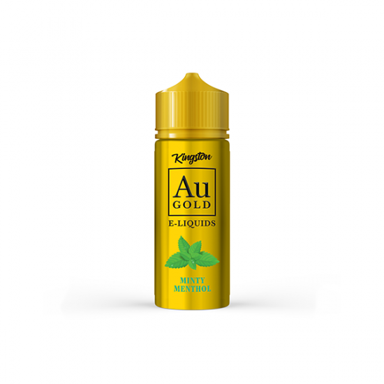 0mg AU Gold By Kingston 100ml Shortfill E-liquid (70VG/30PG) - Flavour: Minty Menthol