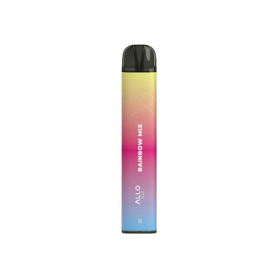 20mg Allo Plus Refresh Disposable Vape Device 500 Puffs - Flavour: Rainbow Mix