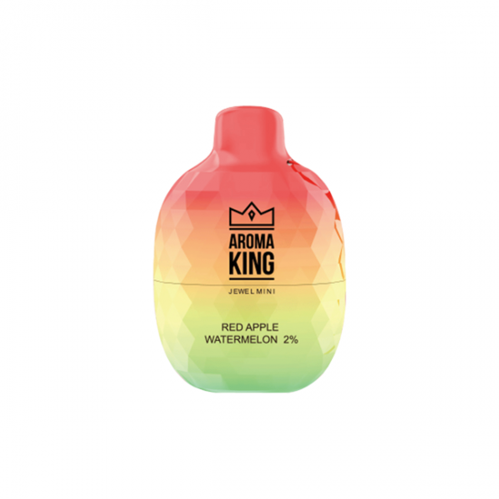 20mg Aroma King Jewel Mini Disposable Vape Device 600 Puffs - Flavour: Red Apple Watermelon