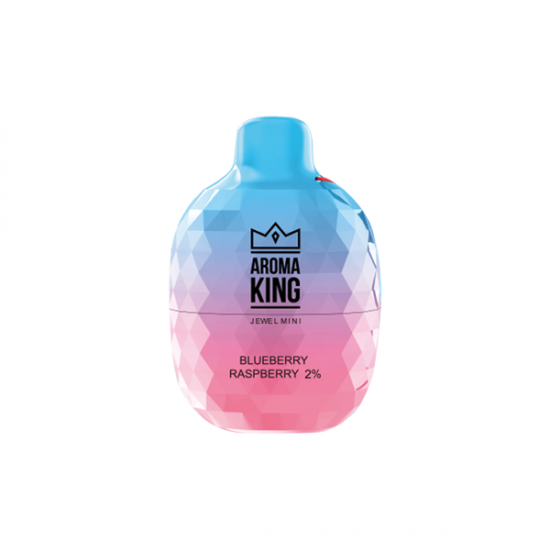 20mg Aroma King Jewel Mini Disposable Vape Device 600 Puffs - Flavour: Blueberry Raspberry