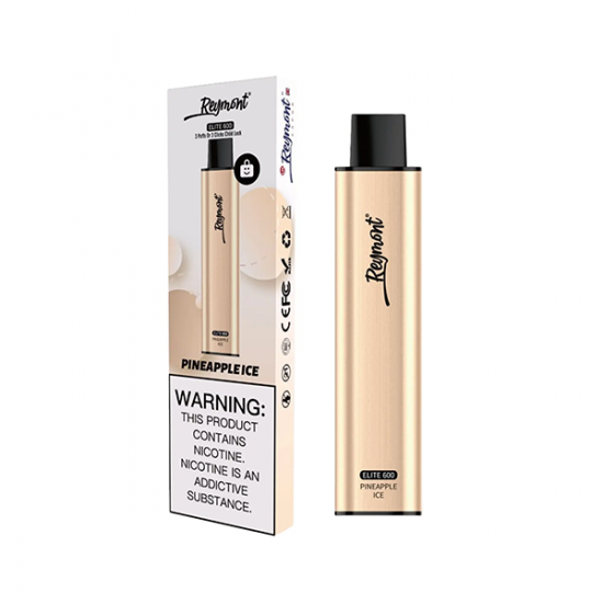 20mg Reymont Elite Disposable Vape 600 Puffs - Flavour: Pineapple Ice