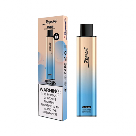 20mg Reymont Elite Disposable Vape 600 Puffs - Flavour: Blue Razz Lemonade