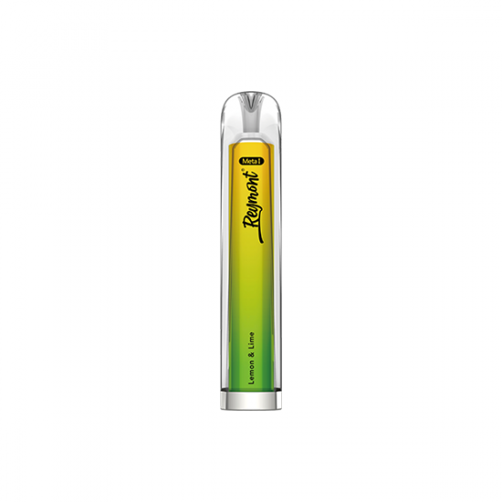 20mg Reymont Meta I Disposable Vape 600 Puffs - Flavour: Lemon & Lime