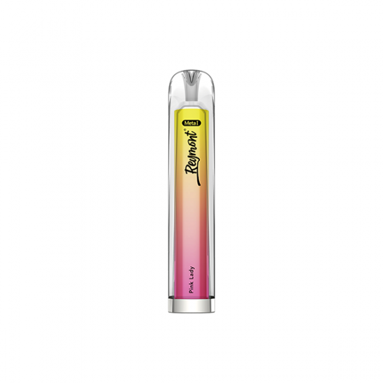 20mg Reymont Meta I Disposable Vape 600 Puffs - Flavour: Pink Lady (Strawberry Lemon Peach)