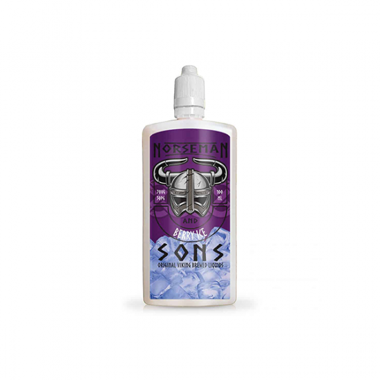 Norsemen 100ml Shortfill Flask Classics 0mg (70VG/30PG) - Flavour: Berry Ice